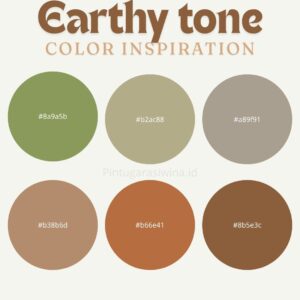 Warna Earthy tones rumah 2025